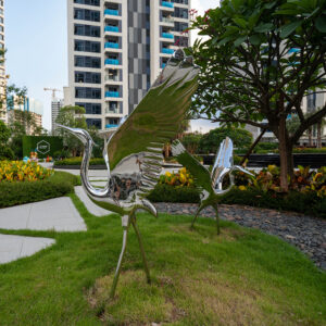 crane sculpture