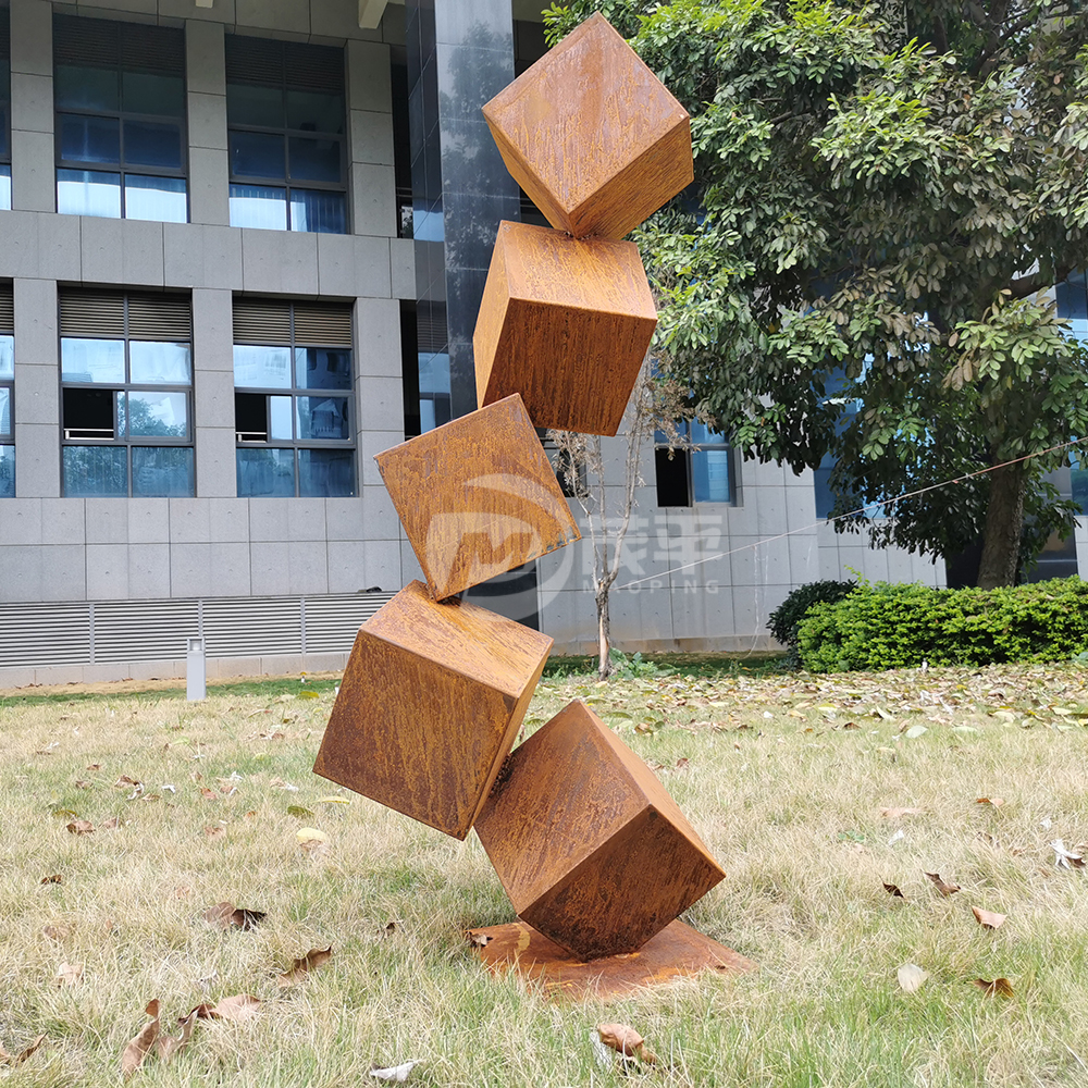 corten steel square