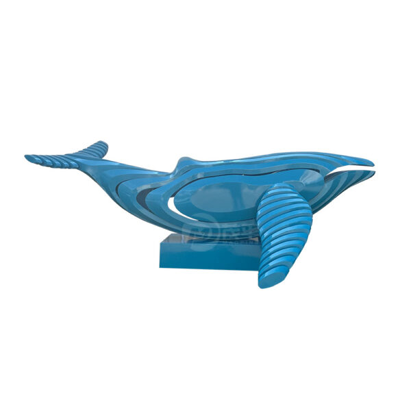 blue whale sculpture