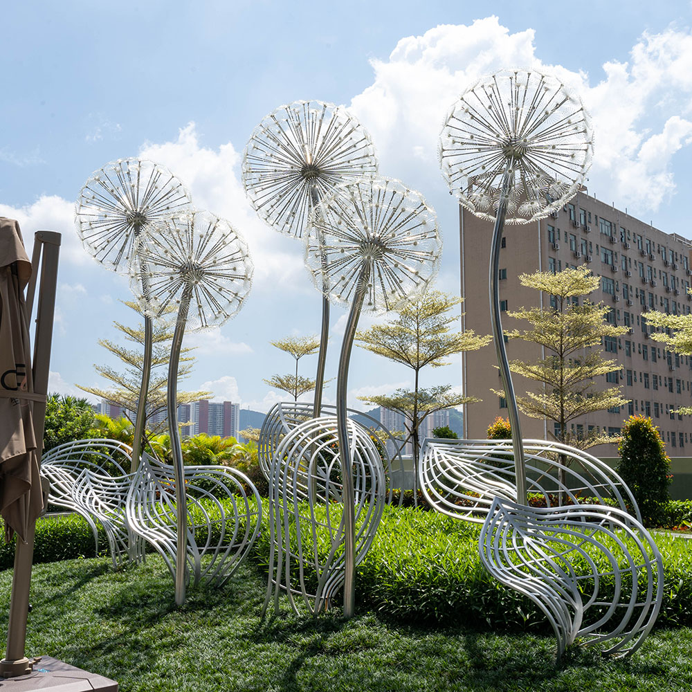 Dandelion Sculpture