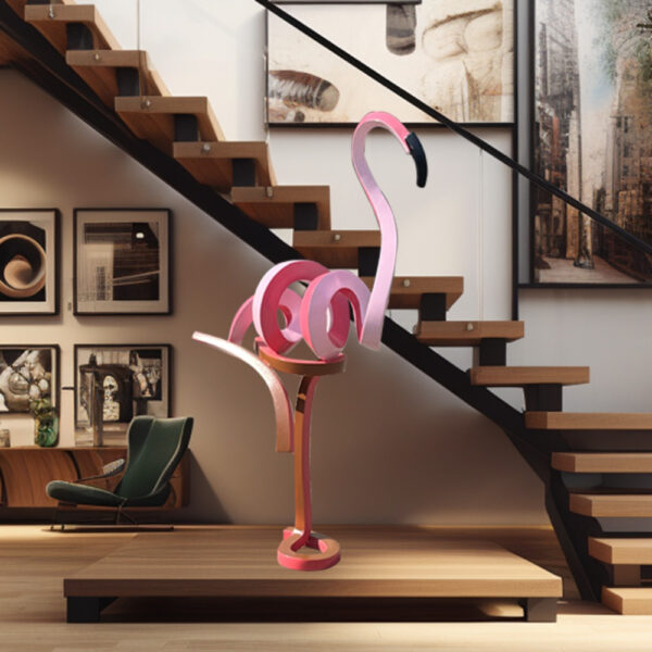 Flamingo sculpture