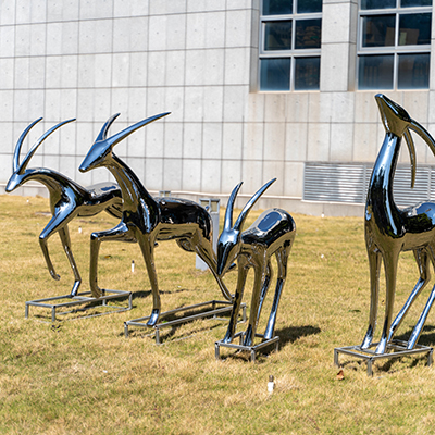 Tibetab antelope sculpture