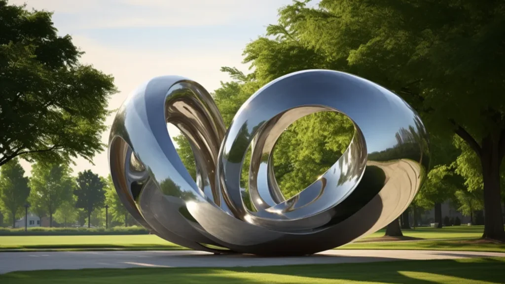 large abstract sculpture