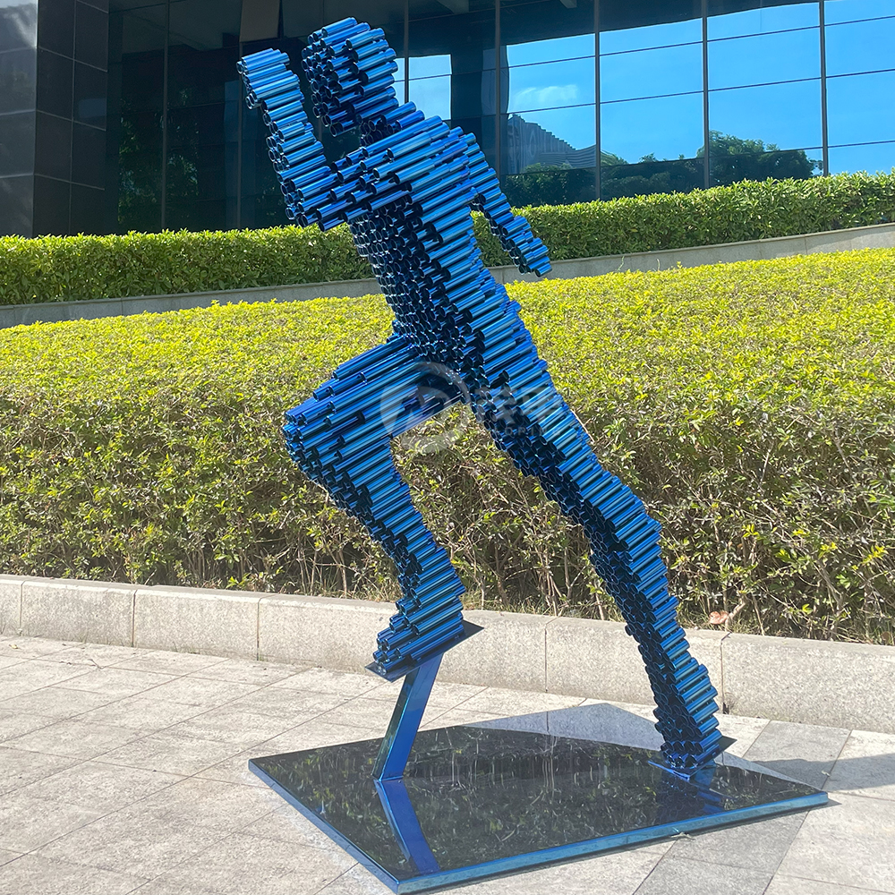 running man sculpture