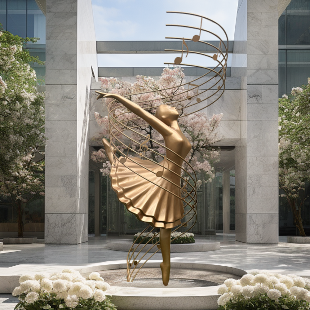 ballet girl sculpture