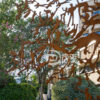 Creative corten steel tree sculpture for yard decoration - Image 2