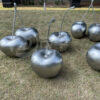 Stainless steel cherry sculpture for interior oudoor decor - Image 3