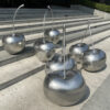 Stainless steel cherry sculpture for interior oudoor decor - Image 5