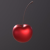 Stainless steel cherry sculpture for interior oudoor decor - Image 2