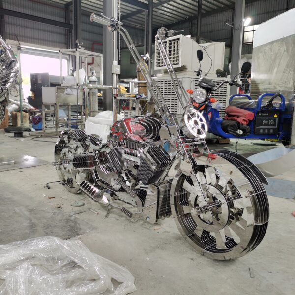 motorcycle sculpture