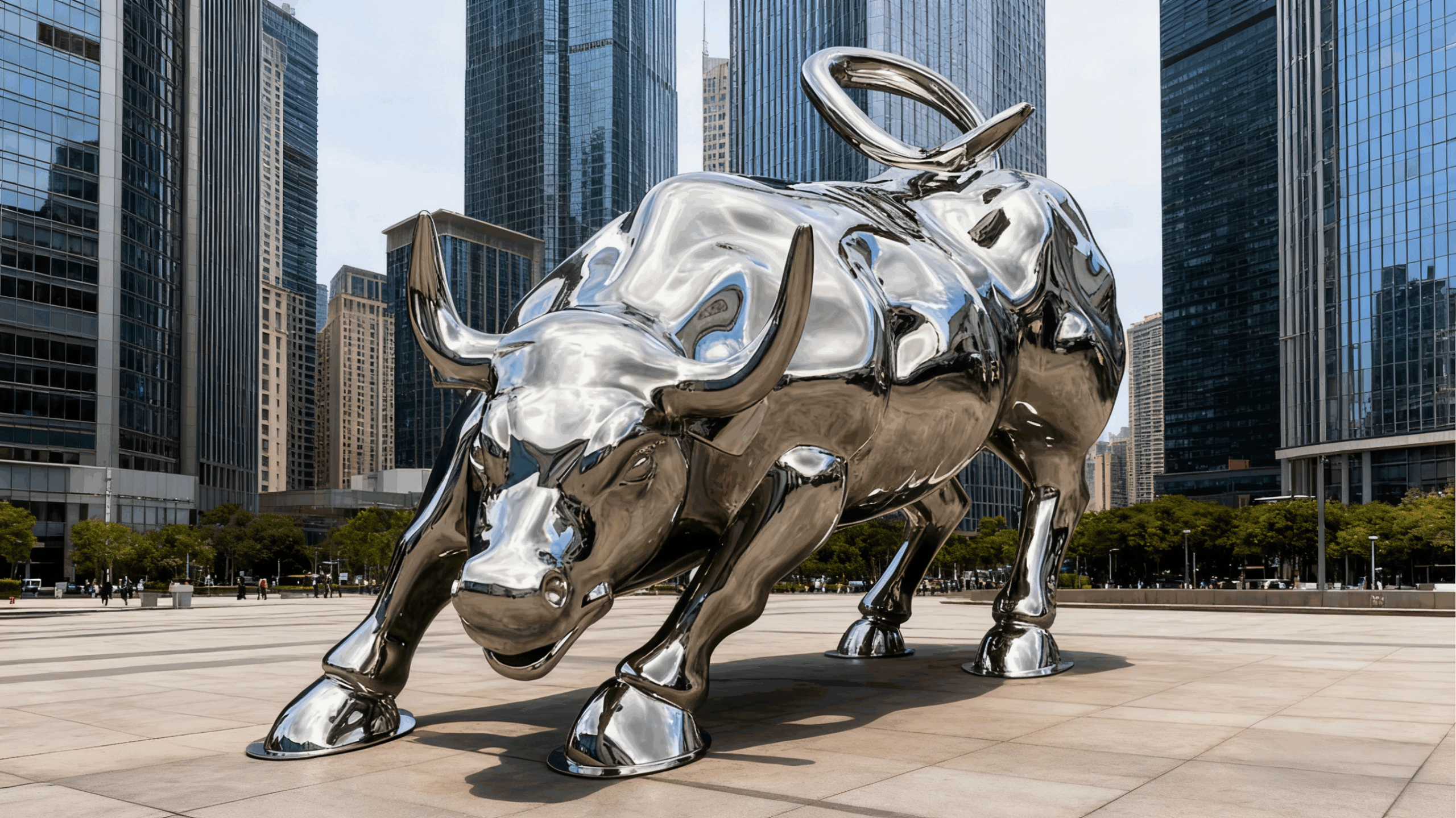 Bull sculpture M1