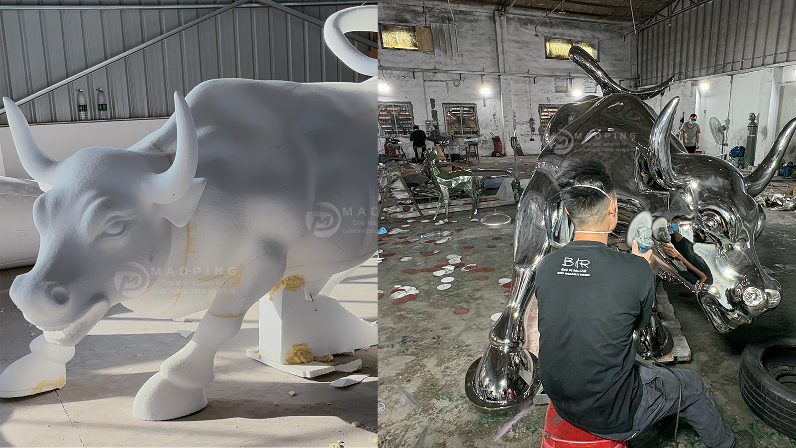 Bull sculpture P2