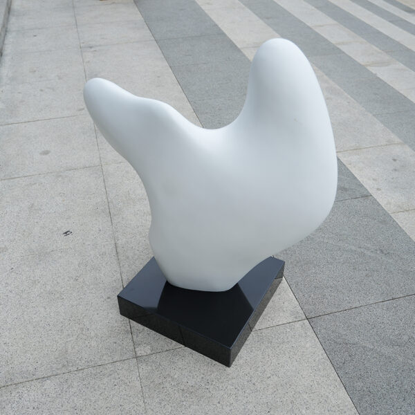fiberglass abstract sculpture