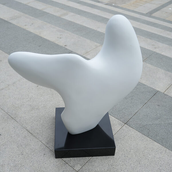fiberglass abstract sculpture