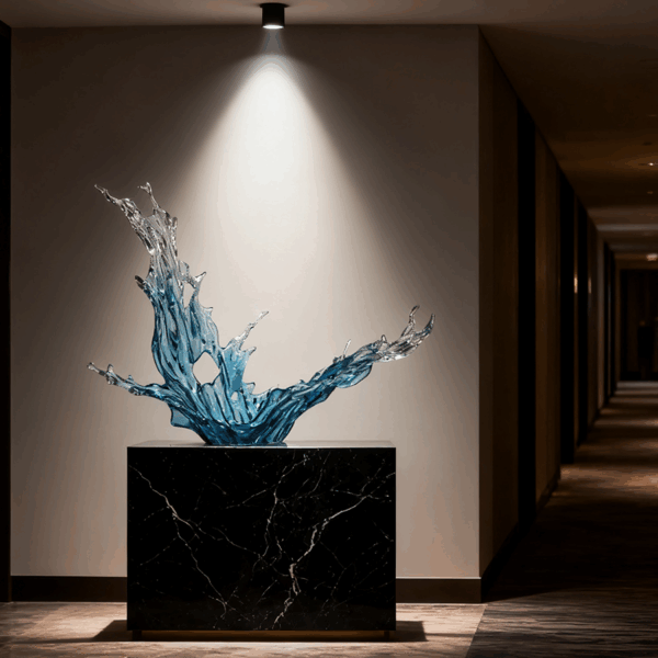 resin wave sculpture 1