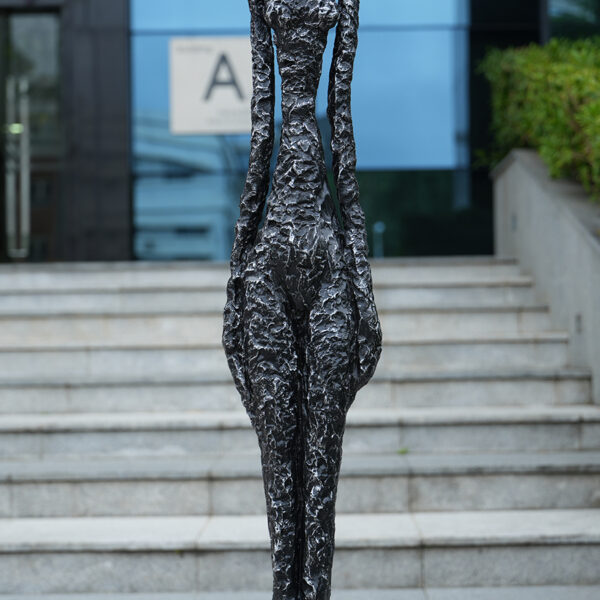 Fiberglass Abstract Human Sculpture 2