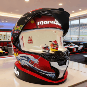 helmet sculpture 8