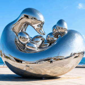 swan mother sculpture 3 swan sculpture 3