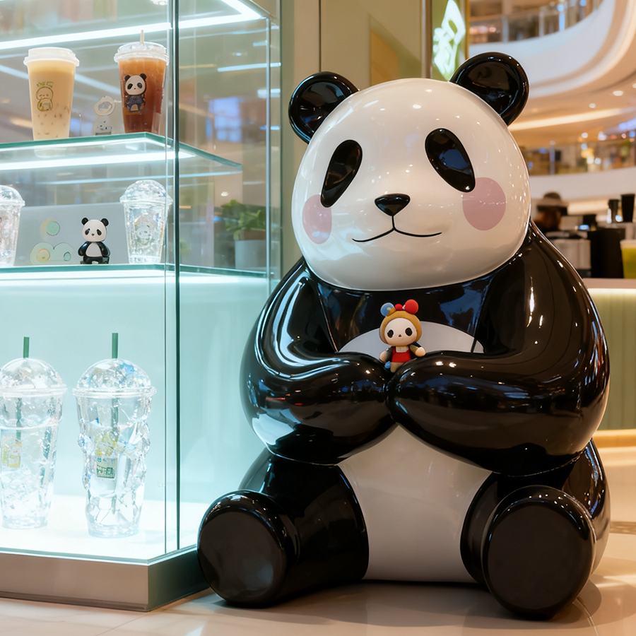 Panda sculpture 1031-6