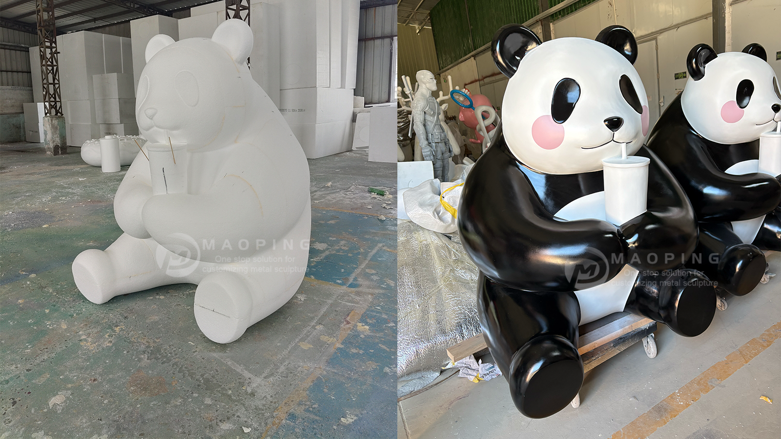 Panda sculpture P1