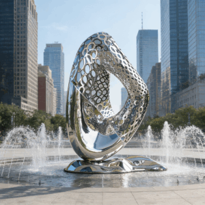 Abstract Loop Sculpture 8