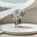 Steel diamond sculpture 5 Steel diamond sculpture 5