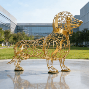 dachshund sculputre 1