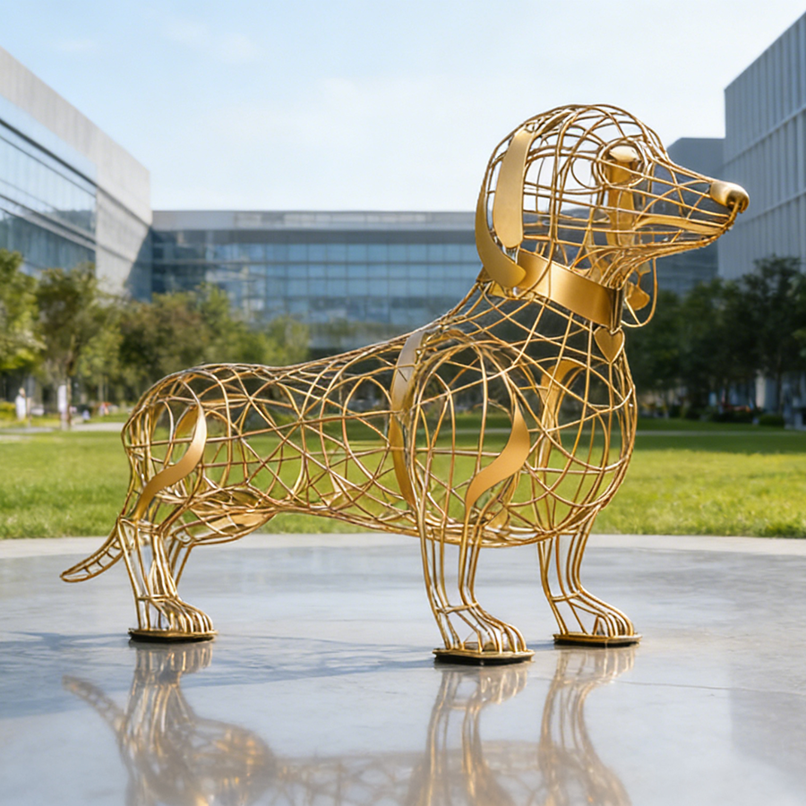 dachshund sculputre 1