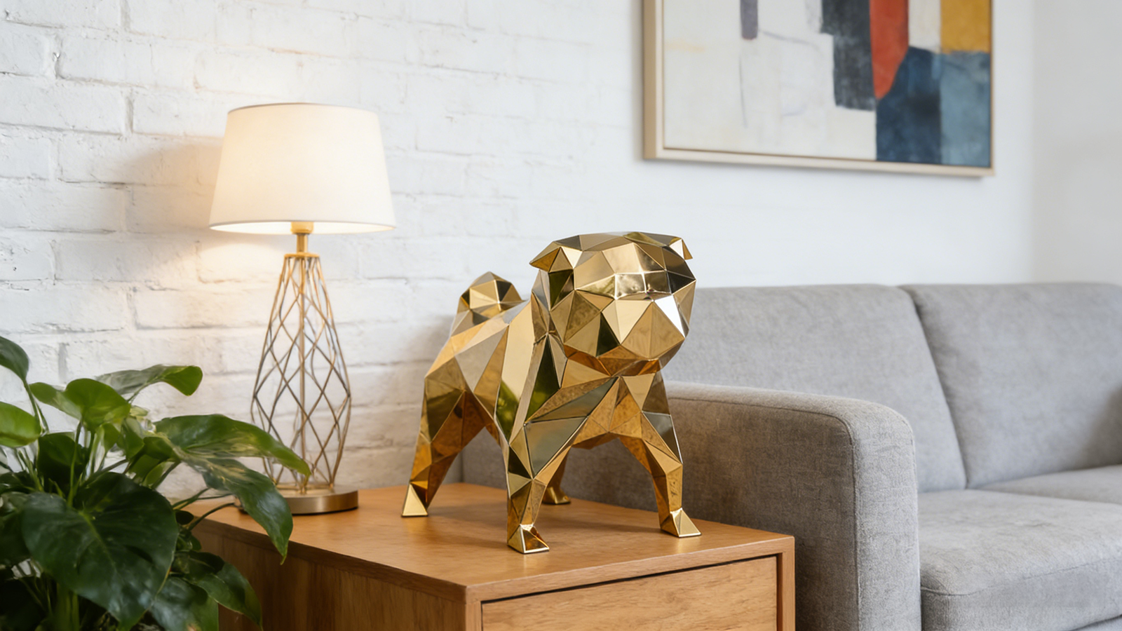 steel bulldog sculpture 1216-2