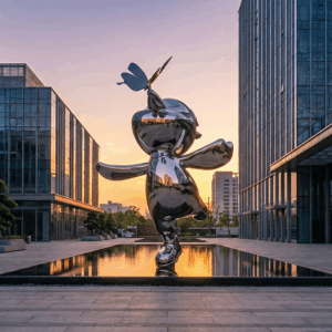 Cartoon Sculpture for Urban Plaza-3