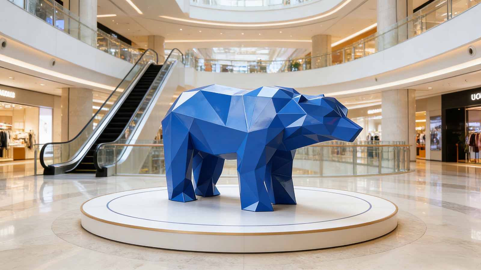 Polar Bear Statue for Corporate Lobby 7