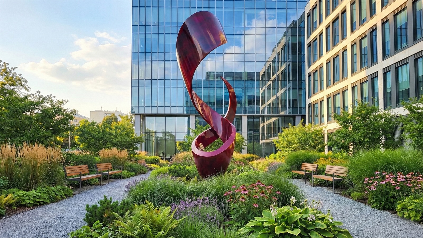 Sculpture for Public Plaza & Urban Landscape M